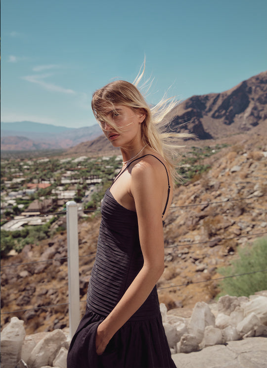 Thea Keyhole Midi Dress Black-Dresses-Shona Joy-6-UPTOWN LOCAL