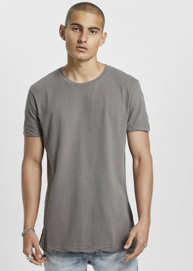 Seeing Lines SS Tee - Vintage Grey-Shirts & Tops-Ksubi-S-UPTOWN LOCAL