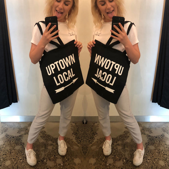 UPTOWN LOCAL Tote Bag-Bags-UPTOWN LOCAL-UPTOWN LOCAL