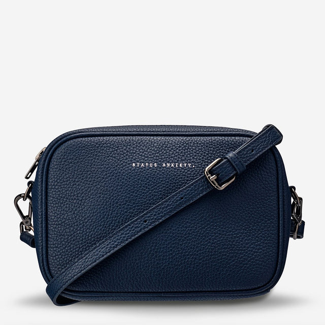 Plunder Bag Navy Blue-Bags-Status Anxiety-UPTOWN LOCAL