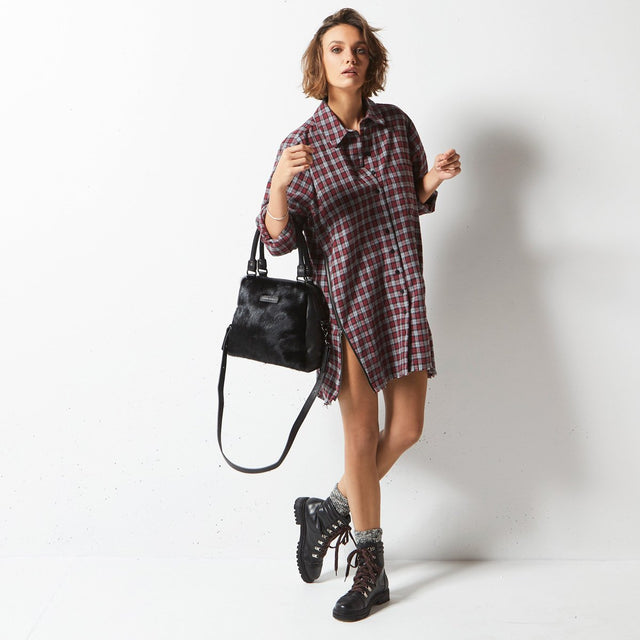 Last Mountains Bag Black Fur-Bags-Status Anxiety-UPTOWN LOCAL