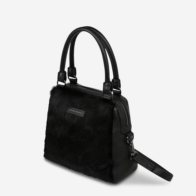 Last Mountains Bag Black Fur-Bags-Status Anxiety-UPTOWN LOCAL