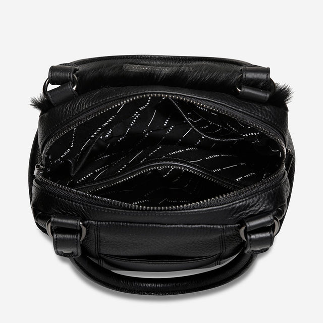 Last Mountains Bag Black Fur-Bags-Status Anxiety-UPTOWN LOCAL