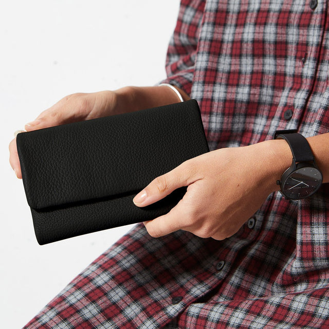 Audrey - Pebble Black-Wallet-Status Anxiety-UPTOWN LOCAL