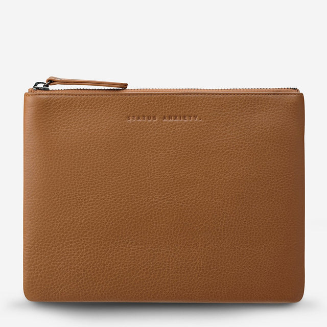 Fake It Clutch-Wallet-Status Anxiety-Tan-UPTOWN LOCAL