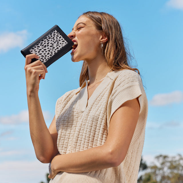 The Fall - Snow Cheetah-Handbags, Wallets & Cases-Status Anxiety-UPTOWN LOCAL