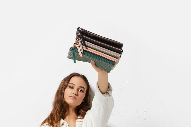 Fake It Clutch-Wallet-Status Anxiety-Tan-UPTOWN LOCAL