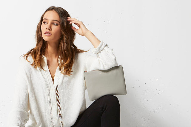Fake It Clutch-Wallet-Status Anxiety-Tan-UPTOWN LOCAL
