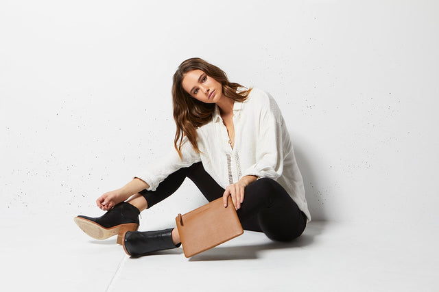 Fake It Clutch-Wallet-Status Anxiety-Tan-UPTOWN LOCAL