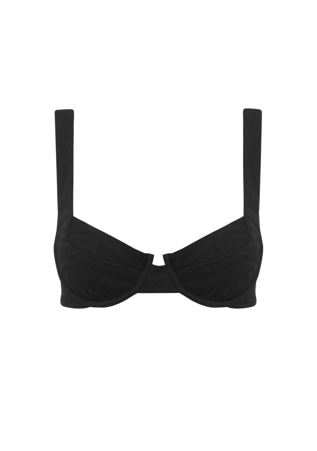 Casanova Top Noir-Swimwear-Fella Swim-XS-UPTOWN LOCAL