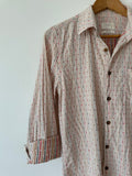 VANISHING ELEPHANT - SOFT COTTON SHIRT - WHITE / MULTI - S-Shirts-UPTOWN VINTAGE-UPTOWN LOCAL