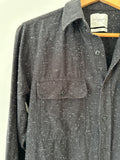 SATURDAYS NYC - COTTON SHIRT - BLACK - S-Shirts-UPTOWN VINTAGE-UPTOWN LOCAL