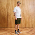 MR SIMPLE - Burbank Cord Short - Army-Shorts-Mr. Simple-S-UPTOWN LOCAL