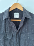 SATURDAYS NYC - COTTON SHIRT - BLACK - S-Shirts-UPTOWN VINTAGE-UPTOWN LOCAL