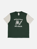 NUDIE JEANS - Roy Short T-Shirt Cowbell - Off White / Green