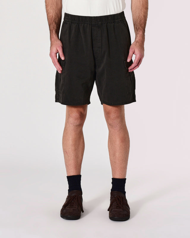 ROLLAS - Tradie Cargo Short - Sulphur Black-Shorts-Rolla's-S-UPTOWN LOCAL