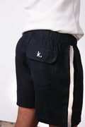 KORE STUDIOS - Amalfi Stripe Short Midnight-Shorts-Kore Studios-30-UPTOWN LOCAL