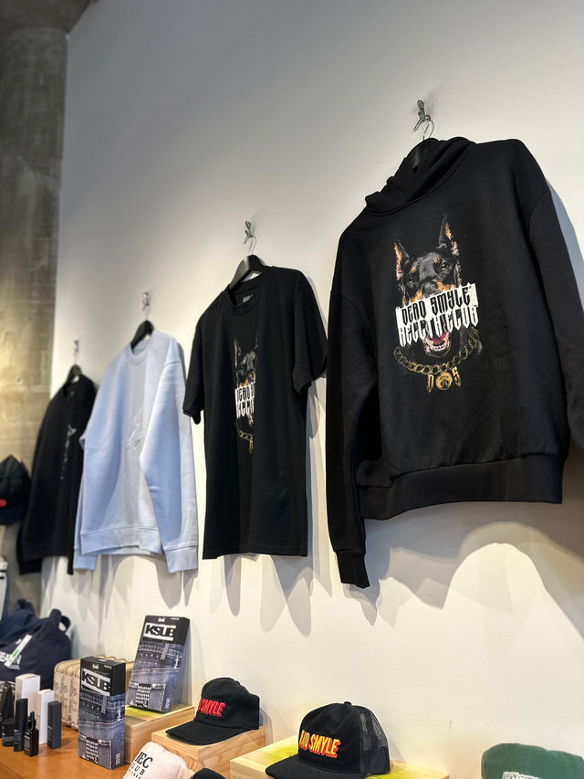 DEAD SMYLE - Doberman Hood - Nero-Sweaters-Dead Smyle-S-UPTOWN LOCAL