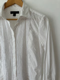 COUNTRY ROAD - 2006 VINTAGE TUXEDO SLIM SHIRT - WHITE - M-Shirts-UPTOWN VINTAGE-UPTOWN LOCAL