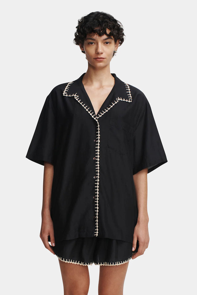 HANSEN & GRETEL - Symi Shirt - Black-Shirts-Hansen and Gretel-XS-UPTOWN LOCAL