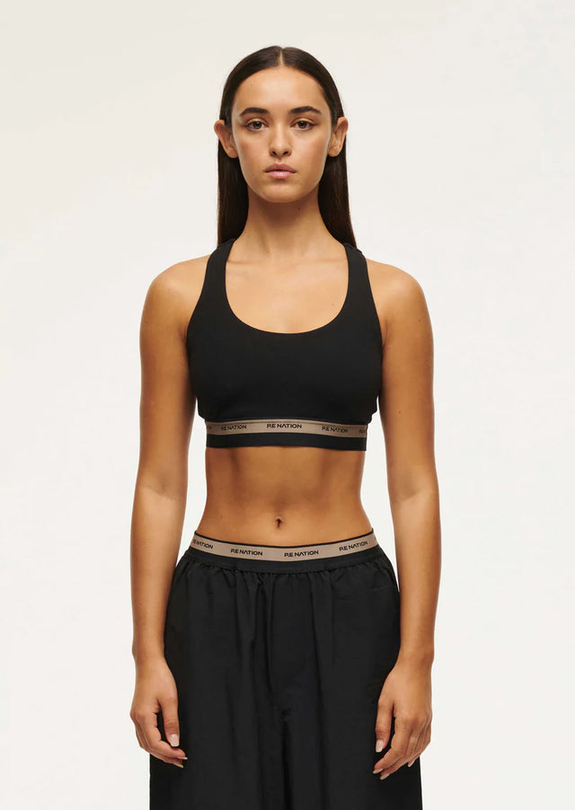 PE NATION - Avant Sprts Bra Black-Activewear-PE Nation-S-UPTOWN LOCAL