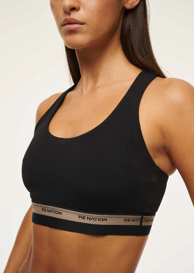 PE NATION - Avant Sprts Bra Black-Activewear-PE Nation-S-UPTOWN LOCAL