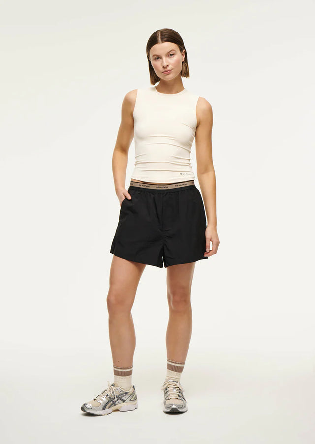 PE NATION - Avant Short Black-Activewear-PE Nation-XS-UPTOWN LOCAL