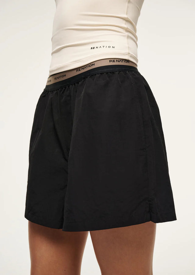 PE NATION - Avant Short Black-Activewear-PE Nation-XS-UPTOWN LOCAL