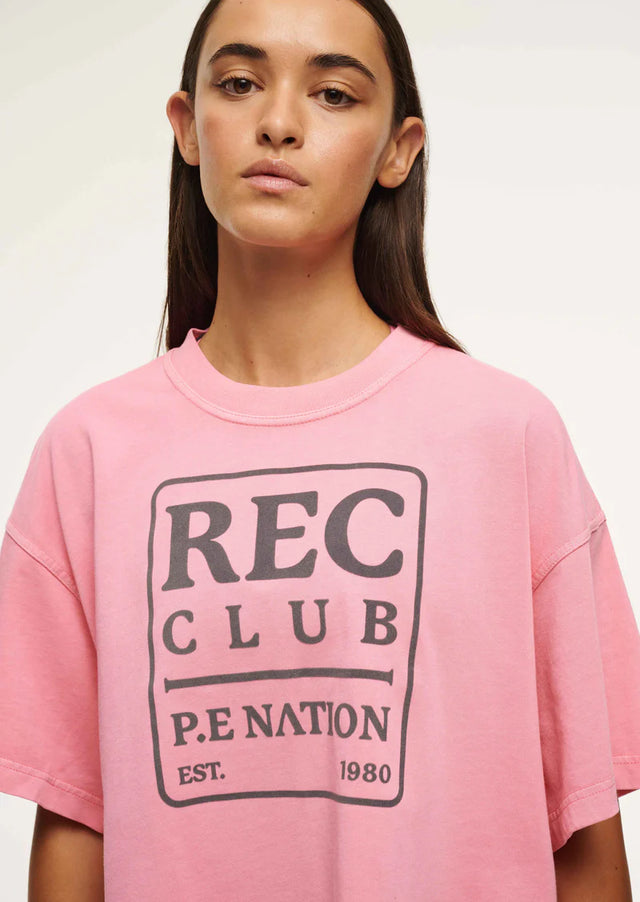 PE NATION - Rally Tee Pink Lemonade-T-Shirts-PE Nation-XS-UPTOWN LOCAL