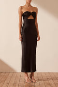Camille Strapless Cut Out Midi Dress - Black-formal-Shona Joy-6-UPTOWN LOCAL
