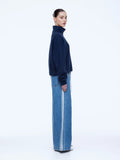 ENA PELLY - Kenzie 1/4 Zip Jumper - Navy-Jumpers-ENA PELLY-6-UPTOWN LOCAL