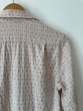 VANISHING ELEPHANT - SOFT COTTON SHIRT - WHITE / MULTI - S-Shirts-UPTOWN VINTAGE-UPTOWN LOCAL