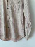 VANISHING ELEPHANT - SOFT COTTON SHIRT - WHITE / MULTI - S-Shirts-UPTOWN VINTAGE-UPTOWN LOCAL