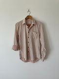 VANISHING ELEPHANT - SOFT COTTON SHIRT - WHITE / MULTI - S-Shirts-UPTOWN VINTAGE-UPTOWN LOCAL