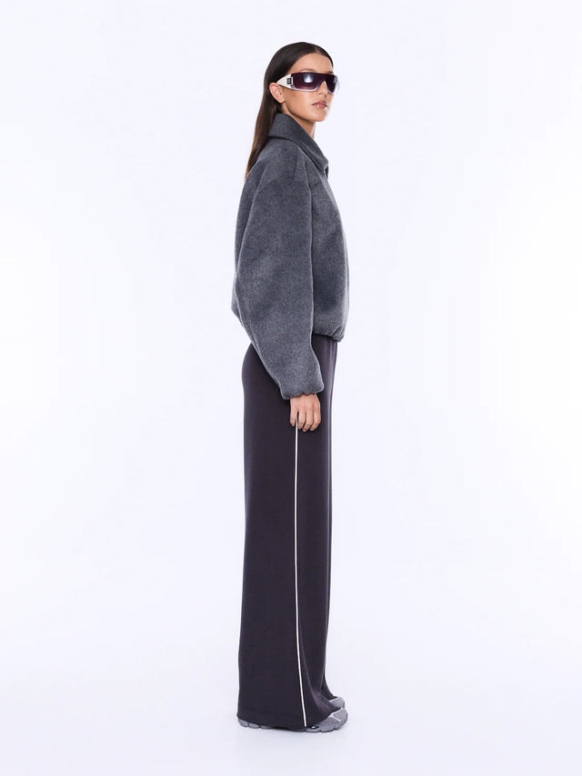 ENA PELLY - Maeve Wool Blend Bomber - Grey
