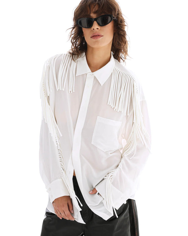 THE TALES - Western Nights Opal Fringe Shirt