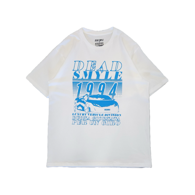 DEAD SMYLE - Lux Tee - Bianco-tee-Dead Smyle-S-UPTOWN LOCAL