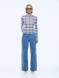 ENA PELLY - Daisy Long Sleeve - Faded Check-Shirts & Tops-ENA PELLY-6-UPTOWN LOCAL