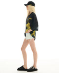 THE TALES - Crouching Tiger Football Jersey - Black-Shirts & Tops-The Tales-XS-UPTOWN LOCAL