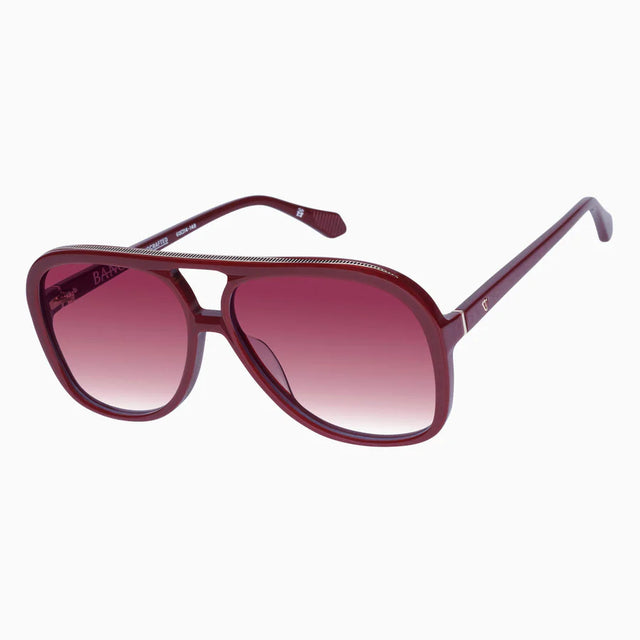 VALLEY - Bang Burgundy w. Gold Metal / Rose Gradient Lens-Sunglasses-Valley-UPTOWN LOCAL