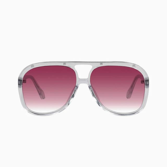 VALLEY - Bang Crystal w. Silver Metal / Rose Gradient Lens-Sunglasses-Valley-UPTOWN LOCAL