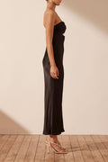Camille Strapless Cut Out Midi Dress - Black-formal-Shona Joy-6-UPTOWN LOCAL