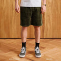MR SIMPLE - Burbank Cord Short - Army-Shorts-Mr. Simple-S-UPTOWN LOCAL