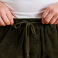 MR SIMPLE - Burbank Cord Short - Army-Shorts-Mr. Simple-S-UPTOWN LOCAL