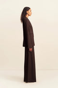 SHONA JOY - Asher Hourglass Double Breasted Blazer - Ristretto-Blazer-Shona Joy-6-UPTOWN LOCAL