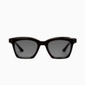 VALLEY - Hutch - Gloss Black w/ Silver Metal Trim / POLARISED Black Lens-Sunglasses-Valley-UPTOWN LOCAL