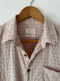 VANISHING ELEPHANT - SOFT COTTON SHIRT - WHITE / MULTI - S-Shirts-UPTOWN VINTAGE-UPTOWN LOCAL