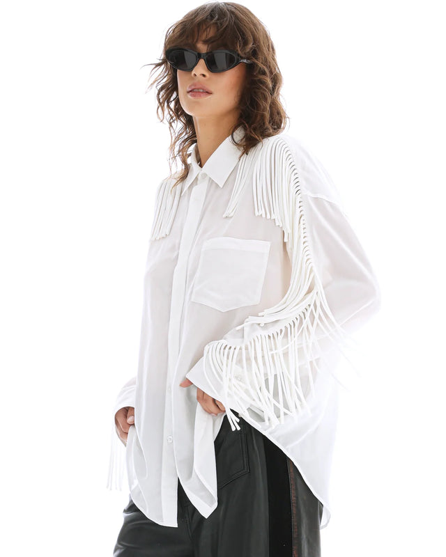 THE TALES - Western Nights Opal Fringe Shirt