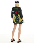 THE TALES - Crouching Tiger Football Jersey - Black-Shirts & Tops-The Tales-XS-UPTOWN LOCAL