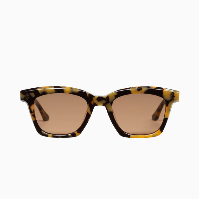 VALLEY - Hutch - Yellow Tort w/ Gold Metal Trim / POLARISED Black Lens-Sunglasses-Valley-UPTOWN LOCAL